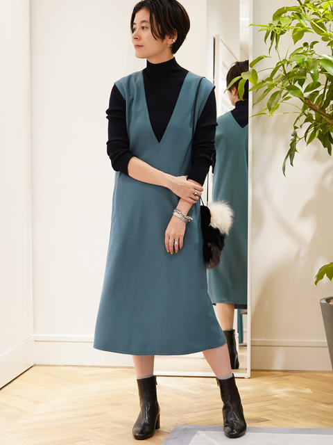 tomorrowland トゥモローランドのコーディネート 冬に着たい大人のワンピーススタイル ルミネ 通販 アイルミネ I Lumine