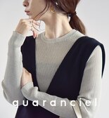 【quaranciel】予約受付中！シアー ラメ リブ プルオーバー