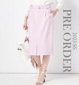 【先行予約】お仕事に活躍する!!ベルト付タイトスカート