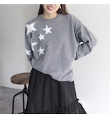 【PreOrder】星ジャガードニットプルオーバー