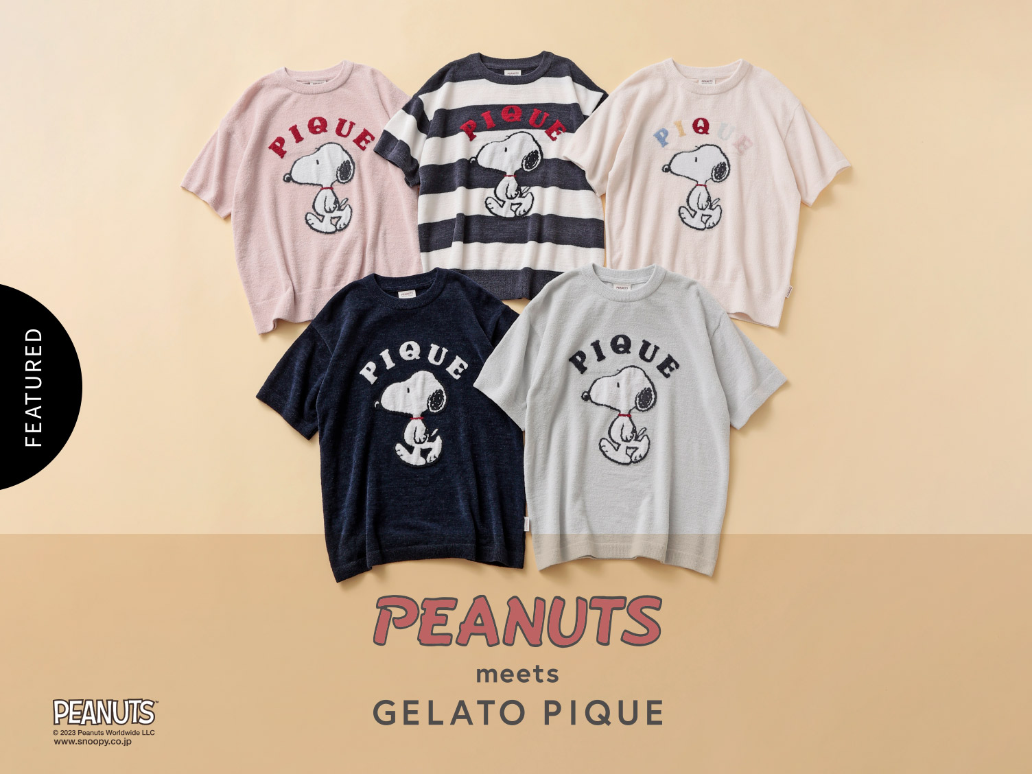 PEANUTS meets GELATO PIQUE