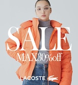 【LACOSTE】WINTER SALE開催中!!