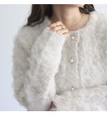 【PreOrder】MIXシャギーショート丈カーディガン