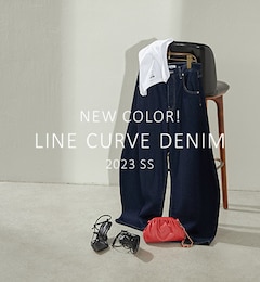 Whim Gazette　名品「ラインカーブデニム」から新色が登場！
