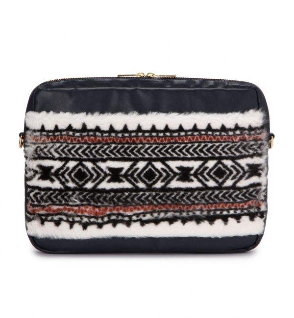 Le/Vernisフェイクファーバンドクラッチ/Le/Vernis FURBAND CLT