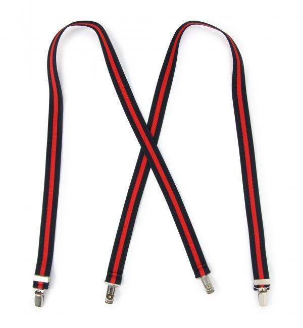 SUSPENDER FACTORY ストライプサスペンダー/ SUSPENDER/F STRP S