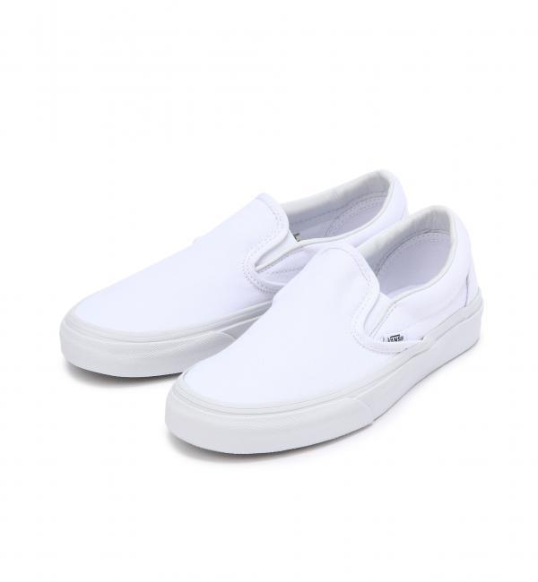 VANS CLASSIC SLIP-ON 15SS ホワイト/BCVANS C/SLP 15SS WHT