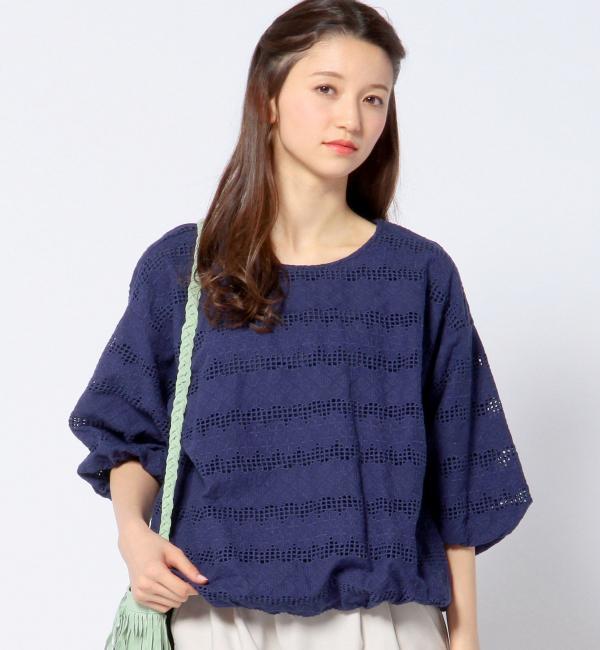 レースバルーンブラウス/AEBC LACE バルーン BLUS