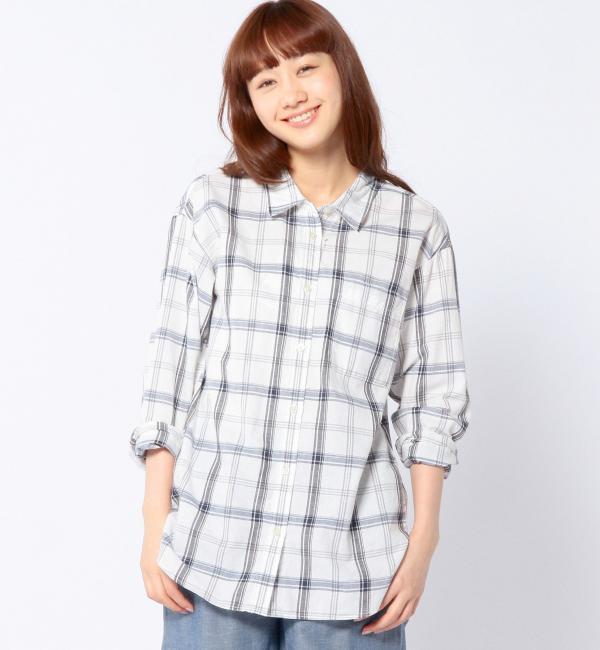 【アナザーエディション/Another Edition】 コットンリネンチェックシャツ/AEBC C/LI CHK SHT [送料無料]