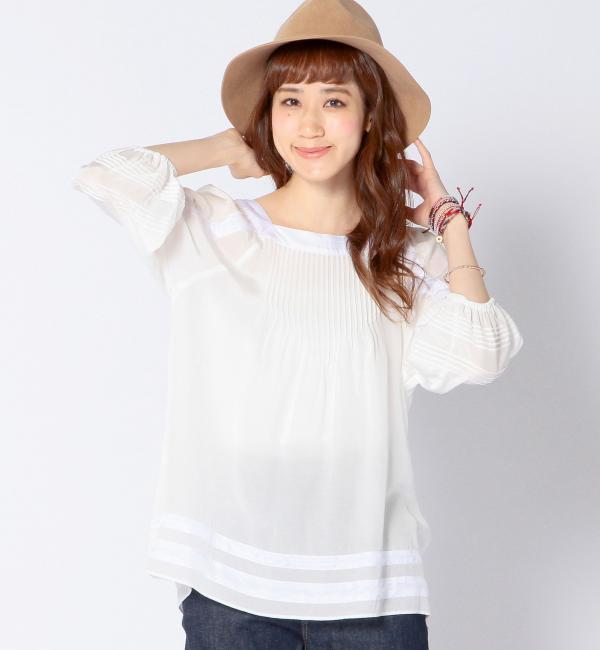 ピンタックチュニック/AEBC PIN TUCK TUNIC