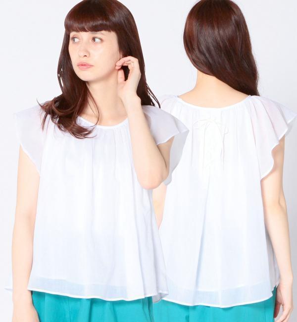 ヨウリョウラッフルショートスリーブ/AEFC Ｃヨウリュウ RUFFLE SSL