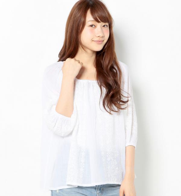【アナザーエディション/Another Edition】 ローンクロスステッチチュニック/AEBC LAWN クロスステッチ TUNIC [送料無料]