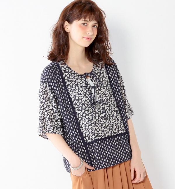 【アナザーエディション/Another Edition】 2プリントパッチワークブラウス/AEＦC ２PRT PATCWORK BL [送料無料]