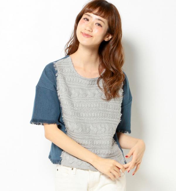 【アナザーエディション/Another Edition】 ケーブル＊デニムニット/AEBC CBL Knit＊DNM [送料無料]