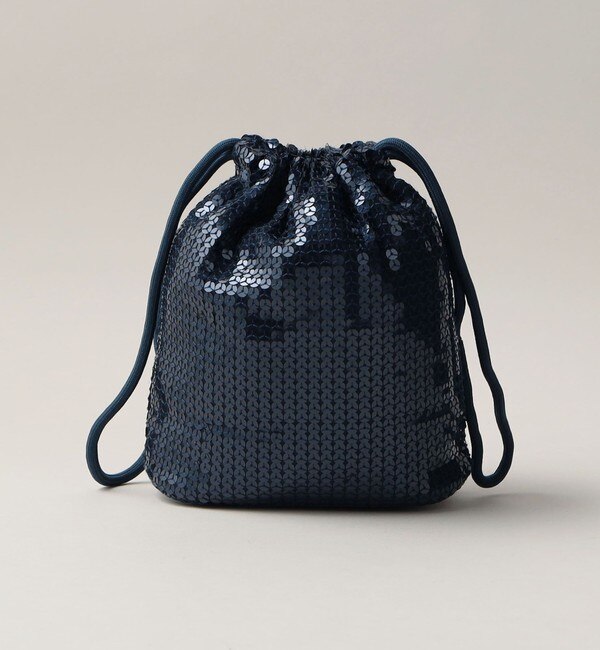 HVISK＞POUCH CLOSTER Sheeny Navy|ODETTE E ODILE(オデット エ