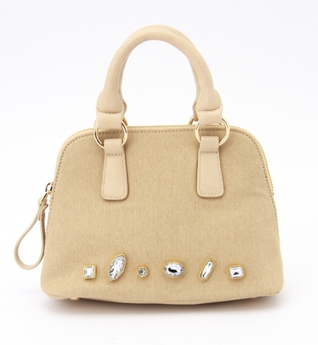 Laugoa ビジューツキ ミニ ボストン / ラウゴア