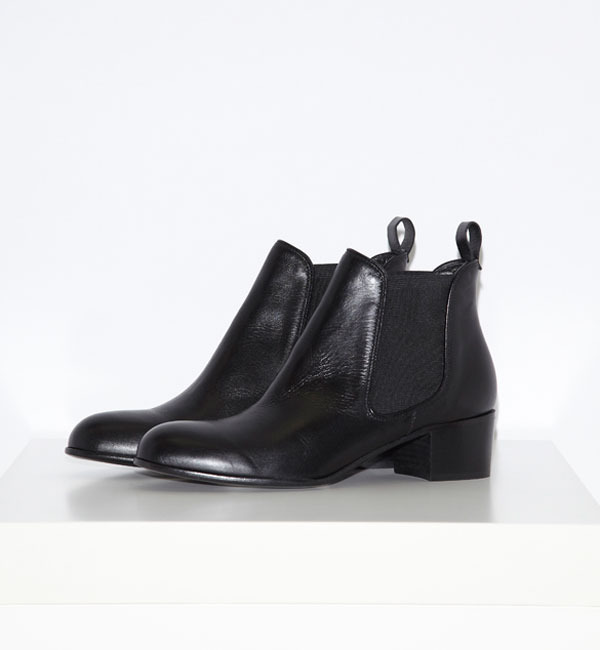 FABIO RUSCONI サイドゴア ローヒールブーツ / ファビオ ルスコーニ