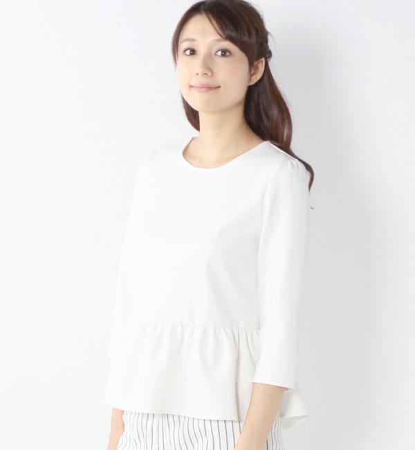 JOC PE/R ペプラム C/N プルオーバー