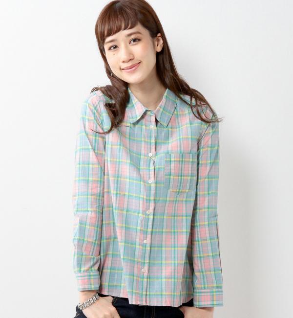 JC インド チェック シャツ