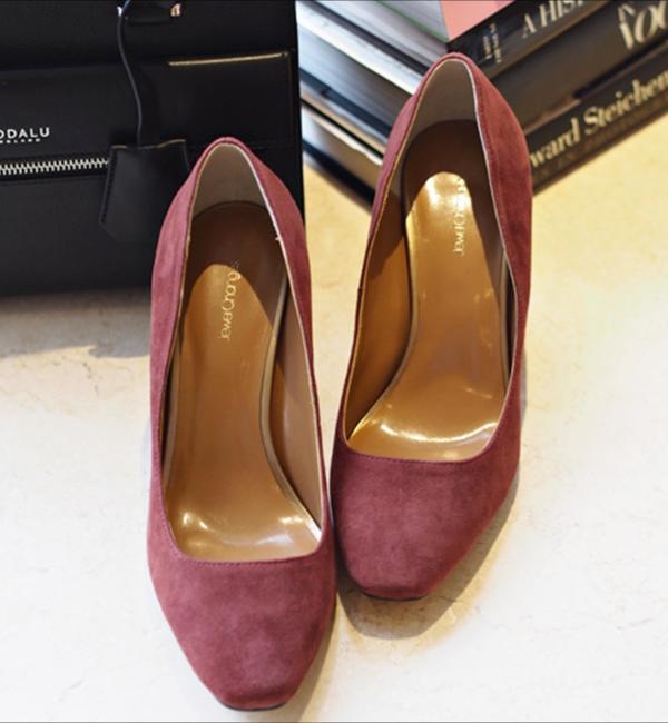 【ジュエルチェンジズ/Jewel Changes】 【CLASSY10月号掲載】 JOC SUD CHUNKYヒール PP10 / スエード / チャンキーヒール / パンプス [送料無料]