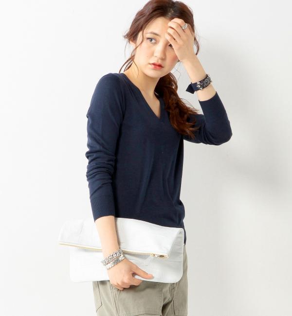 【ユナイテッドアローズ/UNITED ARROWS】 ＜BARDOT ROSE(バルドロゼ＞ ジェントルクロコ BIG クラッチ [送料無料]