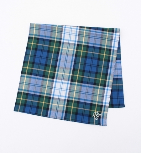 【ユナイテッドアローズ/UNITED ARROWS】 UAW TARTAN UA/EMB ハンカチ [3000円(税込)以上で送料無料]