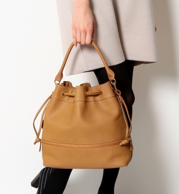 □＜BARDOT ROSE(バルドロゼ)＞ ドローストリングL ショルダー