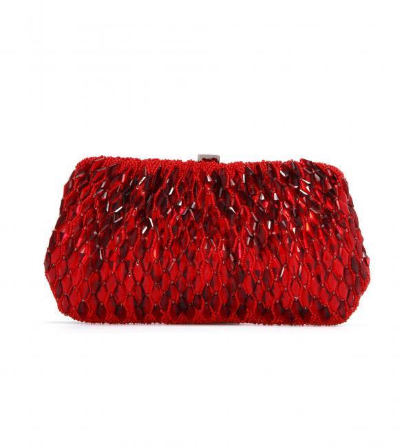 【ユナイテッドアローズ/UNITED ARROWS】 ＜SANTI(サンティ)＞ RED クラッチ [送料無料]