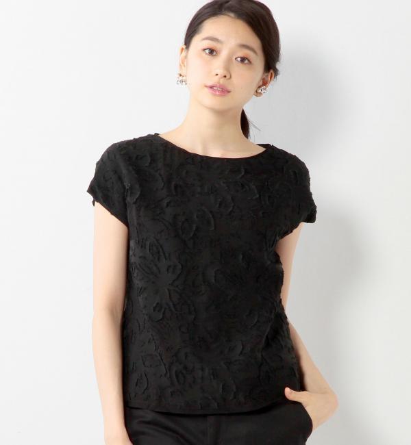 【ユナイテッドアローズ/UNITED ARROWS】 ○UAB Cu/C フラワージャカード ブラウス [送料無料]