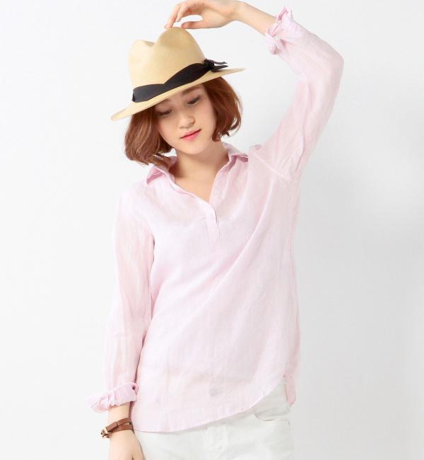 【ユナイテッドアローズ/UNITED ARROWS】 ○UAB リネン スキッパー シャツ 15SS [送料無料]