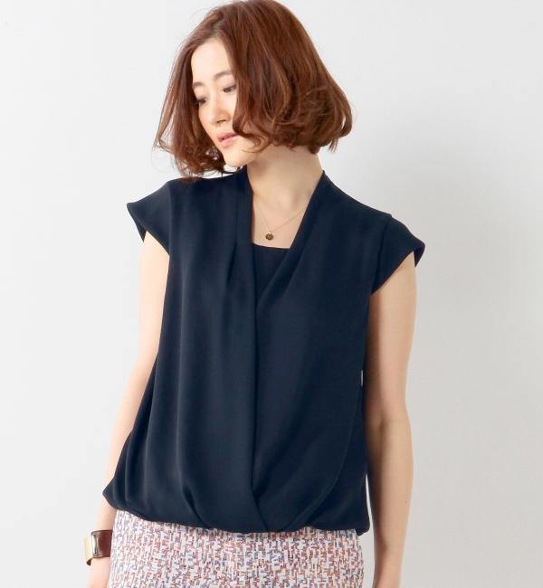 【ユナイテッドアローズ/UNITED ARROWS】 UAB TA/P ドレープ ギャザー ブラウス [送料無料]
