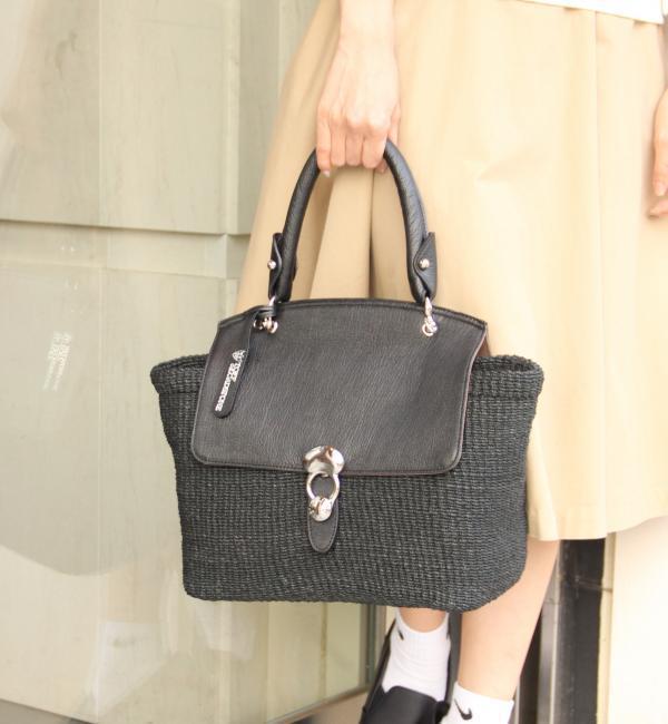 【ユナイテッドアローズ/UNITED ARROWS】 ＜TOFF&LOADSTONE（トフアンドロードストーン）＞アバカ フラップショルダーバッグ† [送料無料]