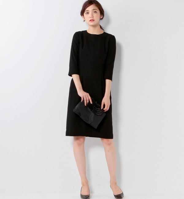 【ユナイテッドアローズ/UNITED ARROWS】 ◎UAP P GEORGETTE ノーカラー ワンピース J※：： [送料無料]