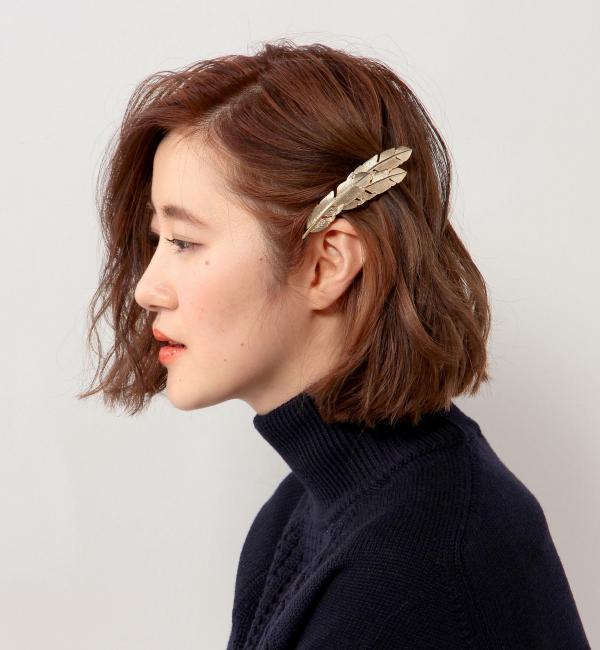 【ユナイテッドアローズ/UNITED ARROWS】 UBBT 3フェザー バレッタ [送料無料]
