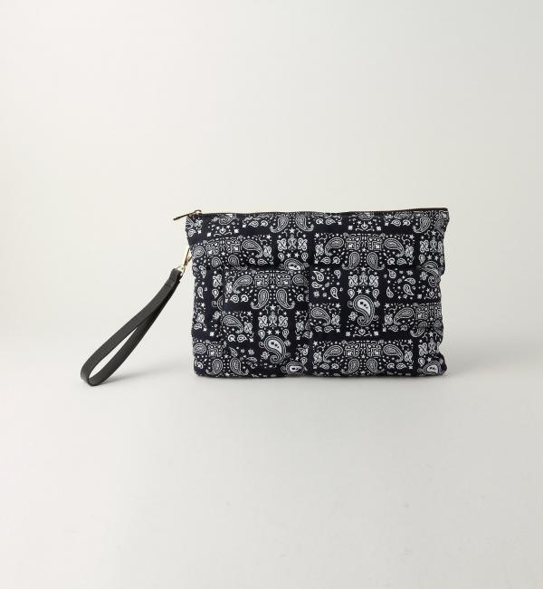 【ユナイテッドアローズ/UNITED ARROWS】 WEB限定＜Liberty Bell（リバティーベル）＞バンダナプリント クラッチバッグ† [送料無料]