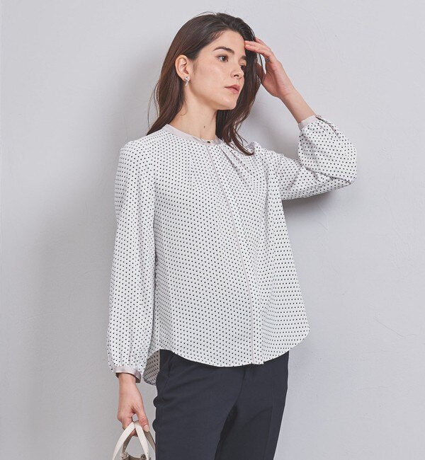 バイカラー パイピング ブラウス|UNITED ARROWS(ユナイテッドアローズ)の通販｜アイルミネ