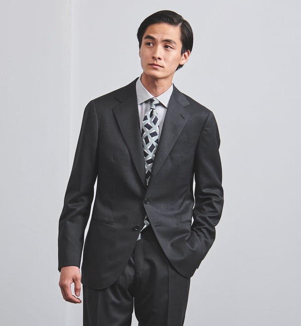 UNITED ARROWS＞ オリーブ 3ボタン スーツ S-MODEL amevisao.com.br