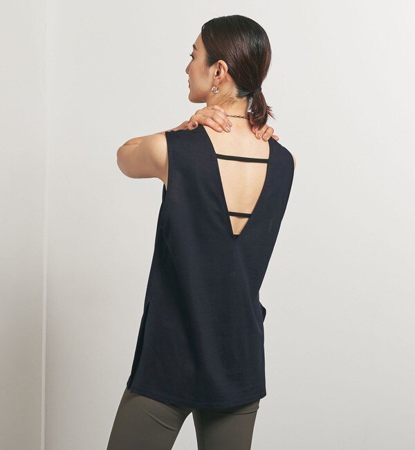 TO UNITED ARROWS＞ BACK/V N/SL/ノースリーブTシャツ|UNITED ARROWS