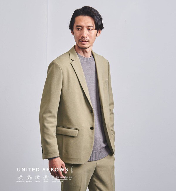 サキソニーライク 2ボタン シングルジャケット COZY|UNITED