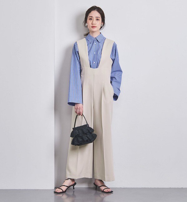 H BEAUTY&YOUTH UNITED ARROWS ハイウエストサロペット - サロペット