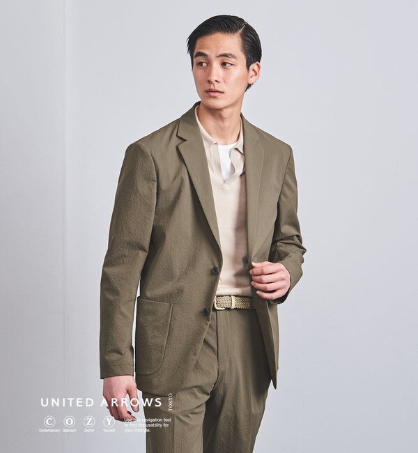 リバーシブルタイプ ＜UNITED ARROWS “COZY“＞ ドビー ダブルブレスト