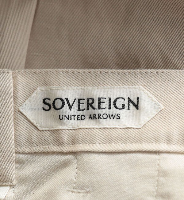 ＜SOVEREIGN＞ 1プリーツ テーパード パンツ