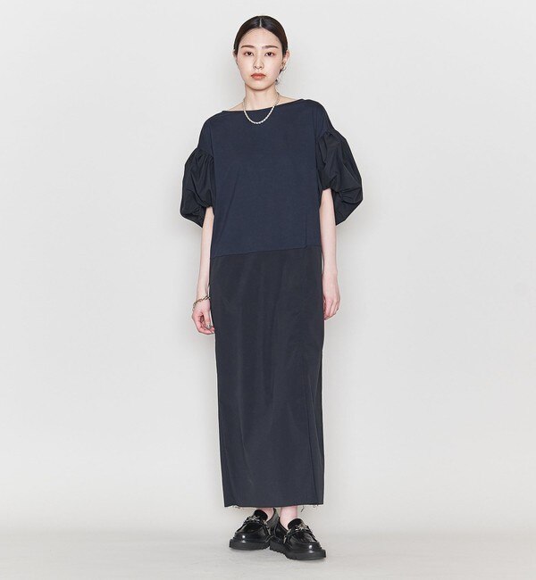 ASTRAET＞CO コンビ 5分袖 ボートネックワンピース|UNITED ARROWS