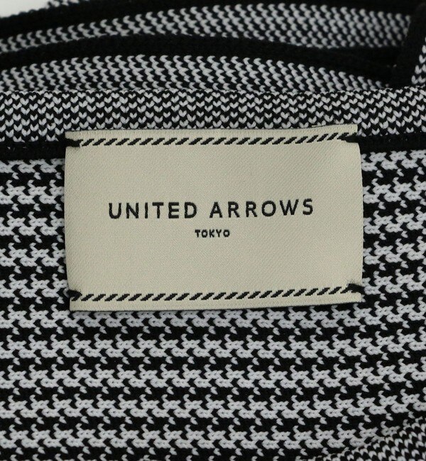 ペプラム フリルスリーブ ジャカード ニットベスト|UNITED ARROWS 