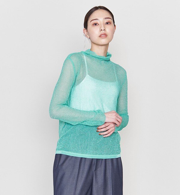 ASTRAET＞16G ラメ ビルドネックニット|UNITED ARROWS(ユナイテッド