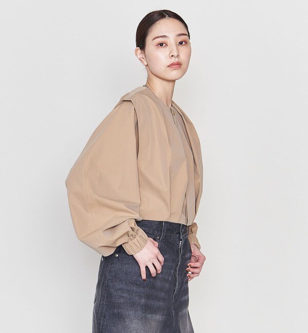 ASTRAET＞ウィングショルダー クロップド ブラウス|UNITED ARROWS