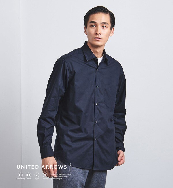 ポプリン レギュラーカラー シャツ COZY|UNITED ARROWS(ユナイテッド