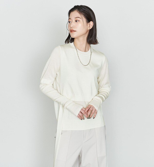 ASTRAET＞16G ベルト クルーネックニット|UNITED ARROWS(ユナイテッド