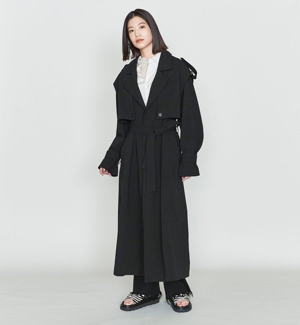 ASTRAET＞コットン ギャバ 3WAY トレンチコート|UNITED ARROWS ...