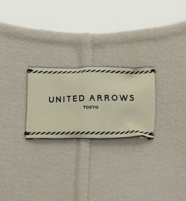 リバー ノーカラー フェイクファーポケット ベスト|UNITED ARROWS